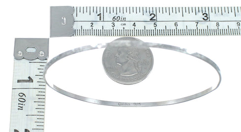 Southwest Genuine Sterling Silver Bangle Bracelet AX129483